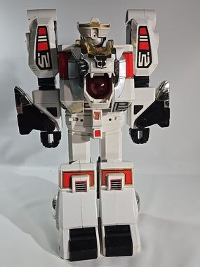 Power Rangers White Tigerzord Robot Action Figure - Kids Toys